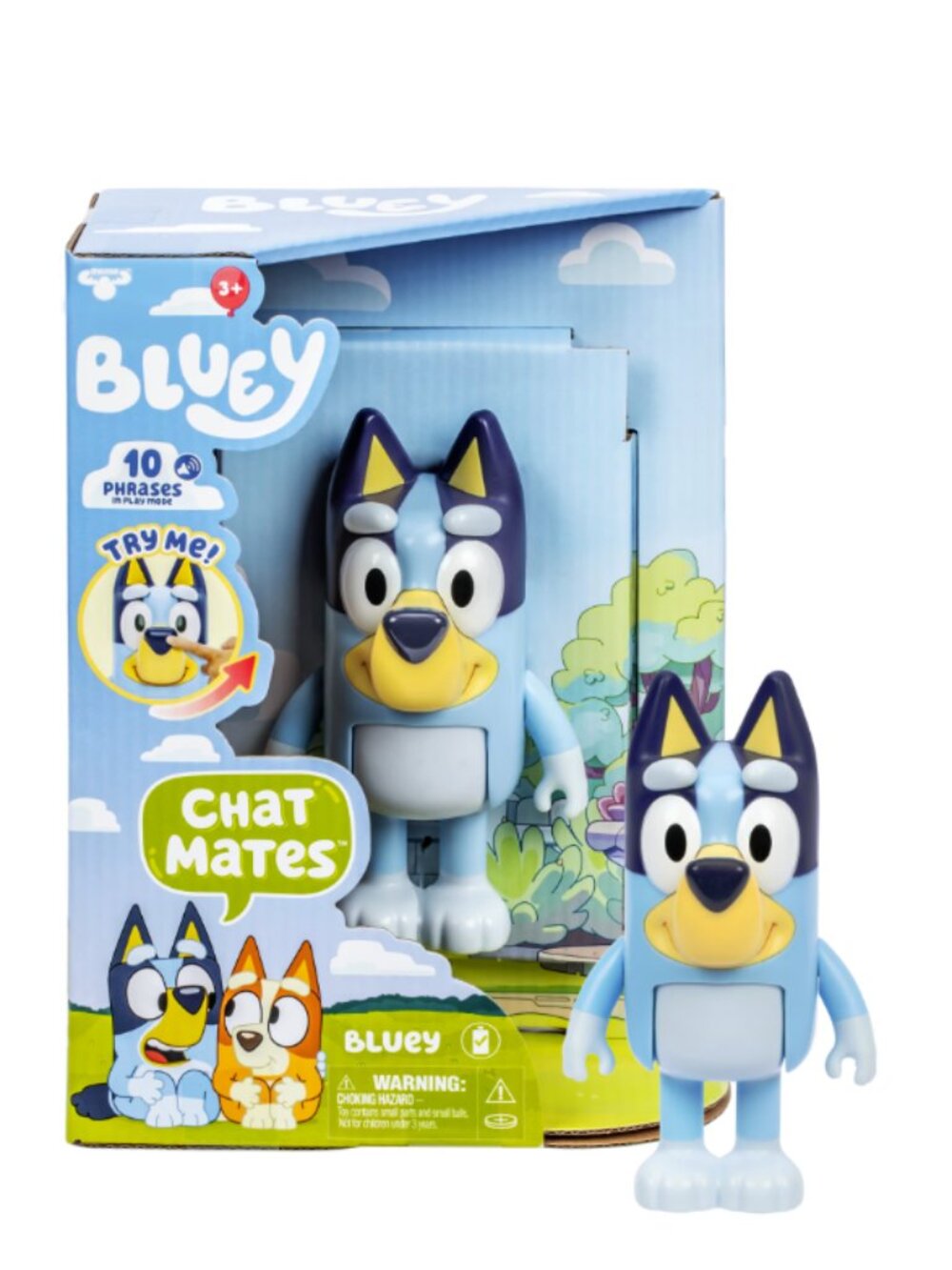 Bluey Chat Mates 6" Talking Interactive Action Figure